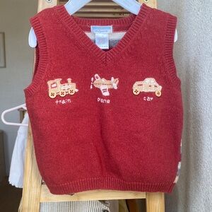 Janie and Jack 12-18 mo Wool blend vest